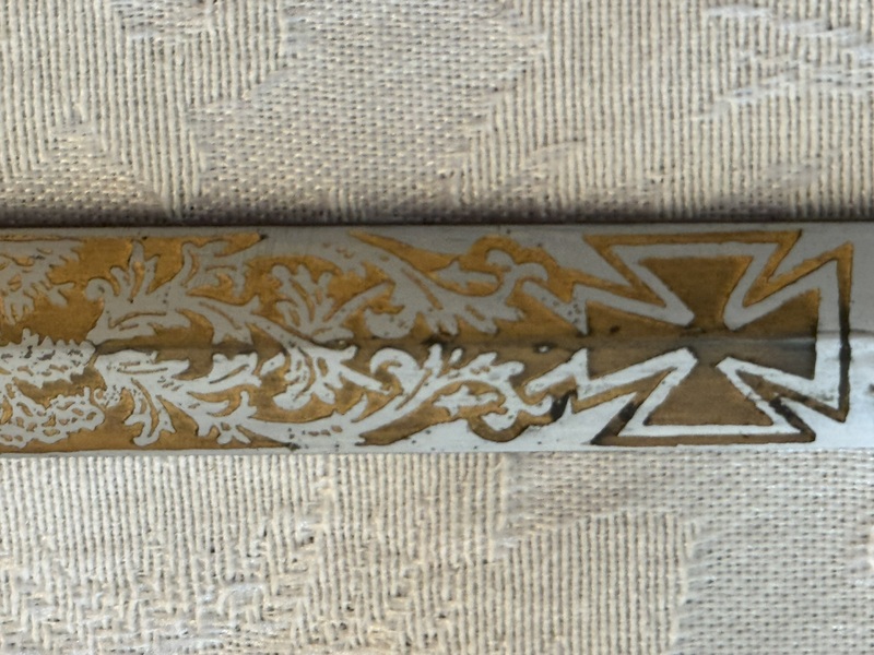 Antique Masonic Knight Templar Ceremonial Sword E.A. Armstrong RARE 1892-1894