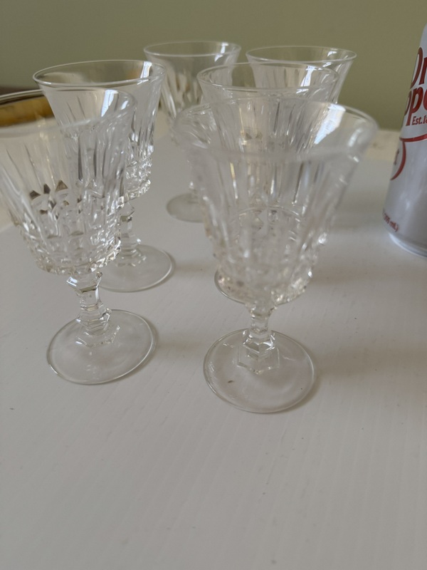 Four Sets of Cristal d’ Arques Tuilleries Villandry Glasses