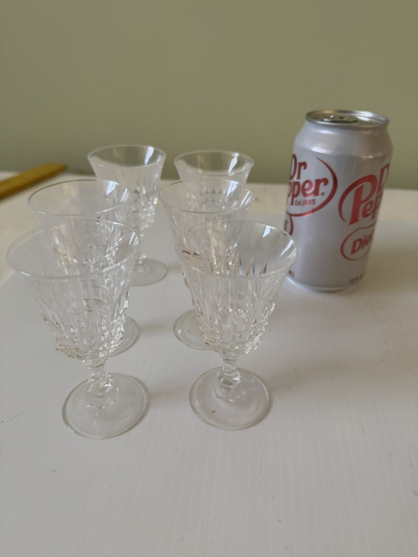 Four Sets of Cristal d’ Arques Tuilleries Villandry Glasses