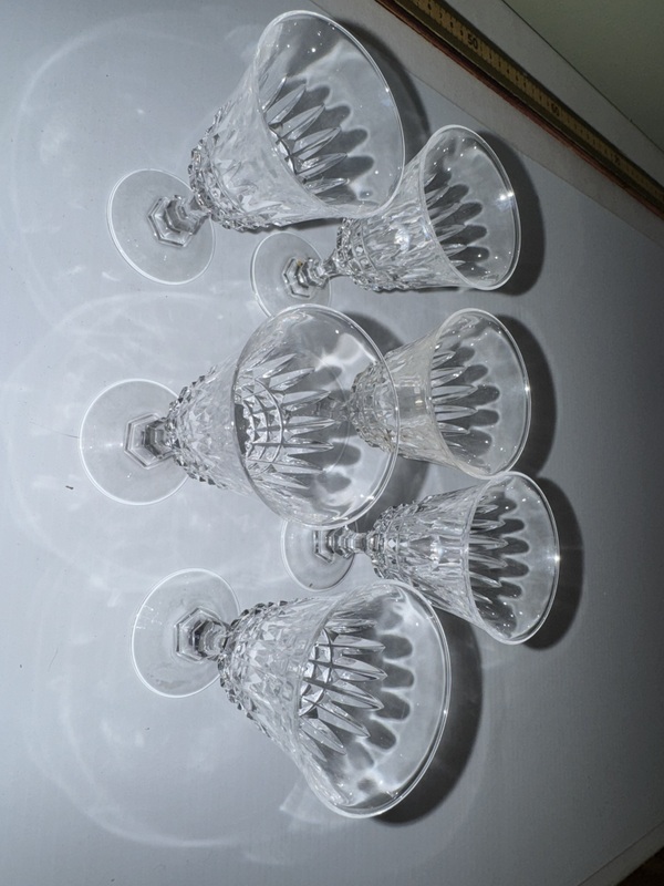 Four Sets of Cristal d’ Arques Tuilleries Villandry Glasses