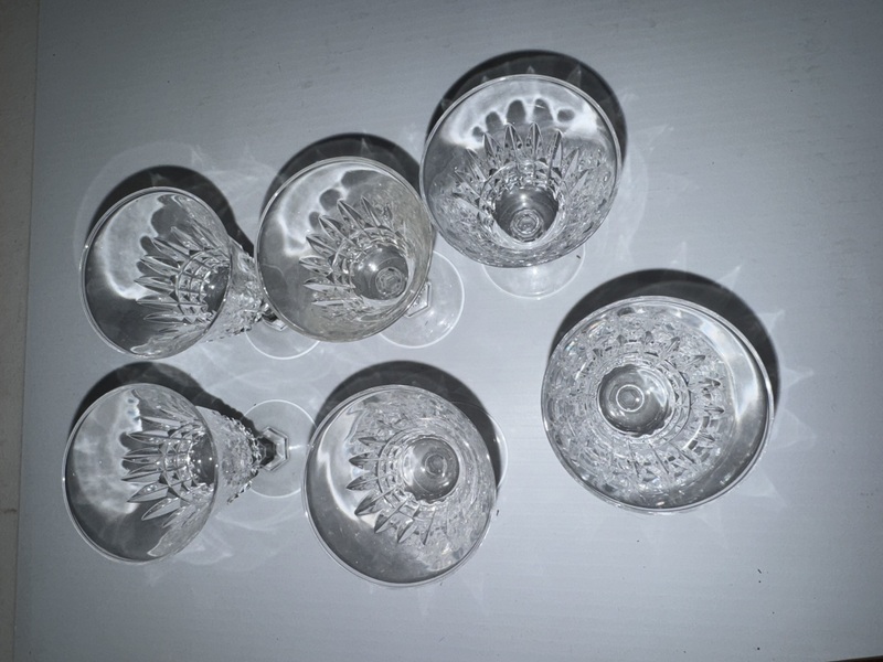 Four Sets of Cristal d’ Arques Tuilleries Villandry Glasses