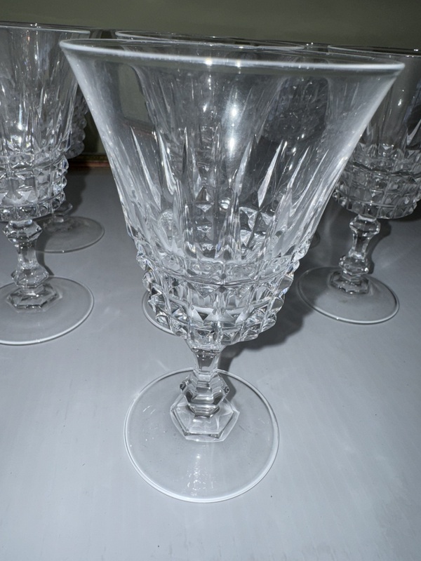 Four Sets of Cristal d’ Arques Tuilleries Villandry Glasses