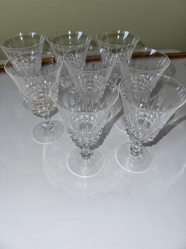 Four Sets of Cristal d’ Arques Tuilleries Villandry Glasses