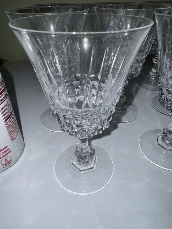 Four Sets of Cristal d’ Arques Tuilleries Villandry Glasses
