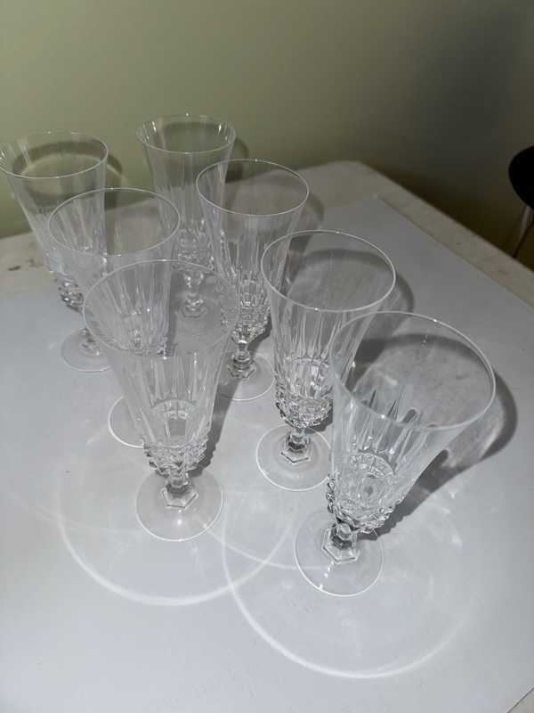 Four Sets of Cristal d’ Arques Tuilleries Villandry Glasses
