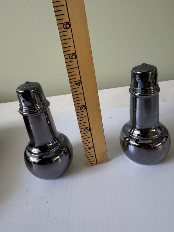 Metal Sale & Pepper Shakers (No Markings)