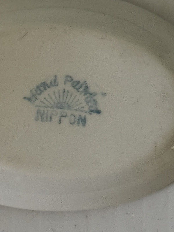 Nippon Candy/Celery Dish Morimura Bros Hand Painted