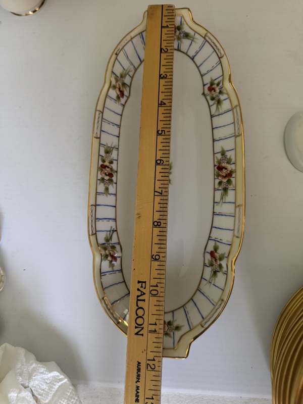 Nippon Candy/Celery Dish Morimura Bros Hand Painted