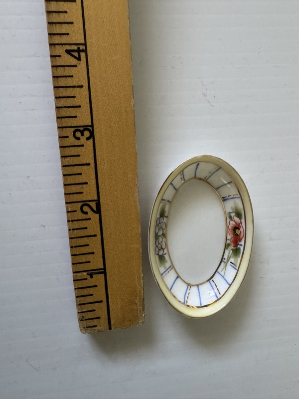 Vintage Set of 4 Nippon Hand-painted  Salt Dips/Cellars Floral