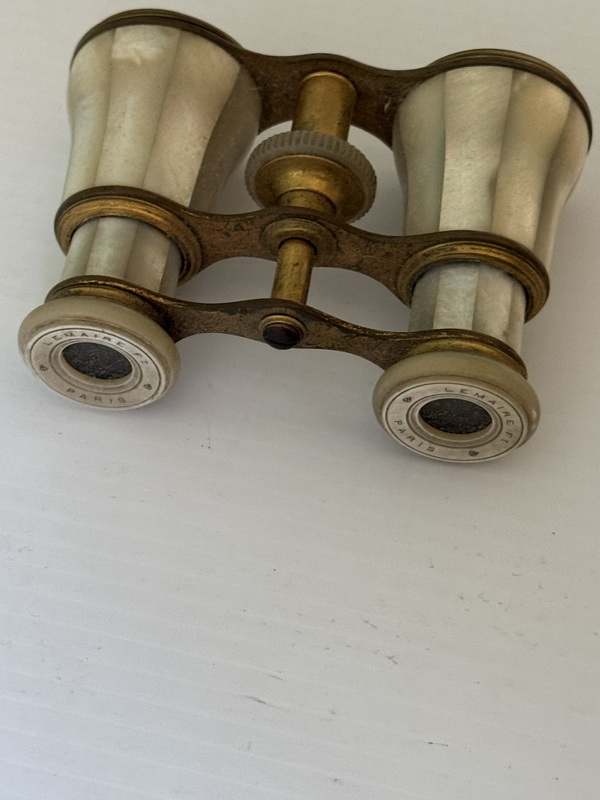 Pair of Early 20th century French brass Opera Glass, 1900s