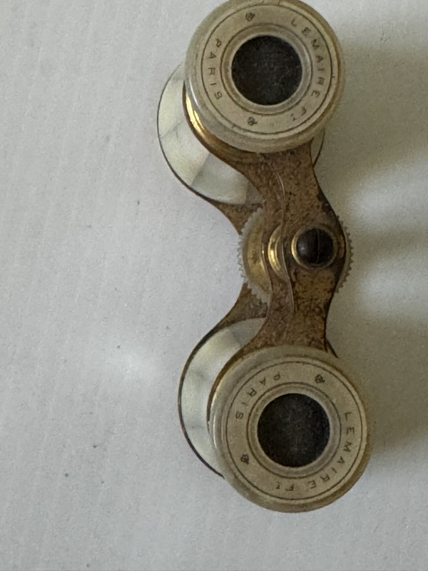 Pair of Early 20th century French brass Opera Glass, 1900s