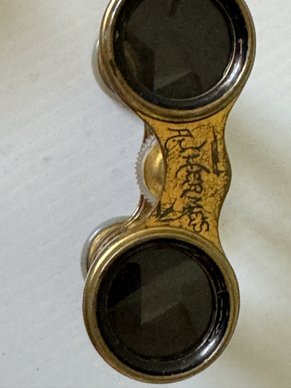 Pair of Early 20th century French brass Opera Glass, 1900s