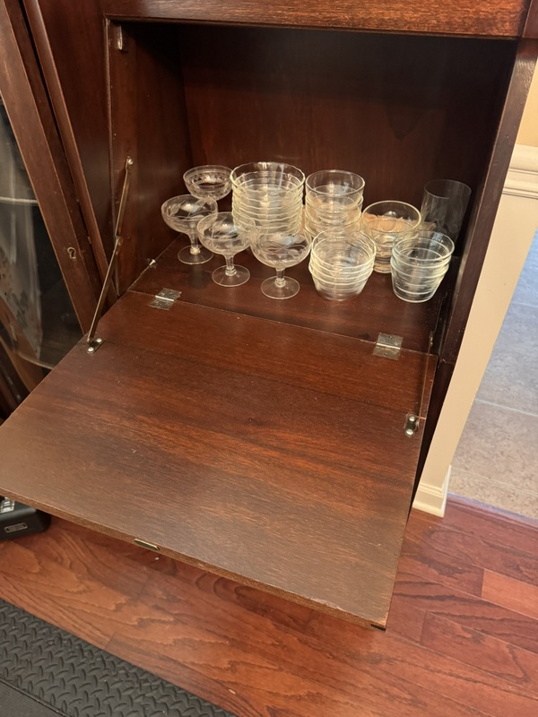 Victorian era Side-by-Side secretary, desk and bookcase