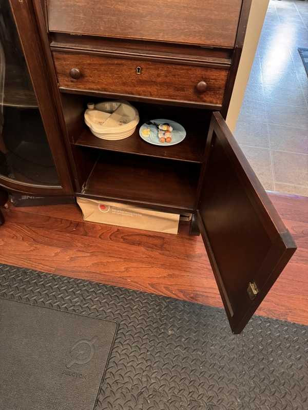 Victorian era Side-by-Side secretary, desk and bookcase