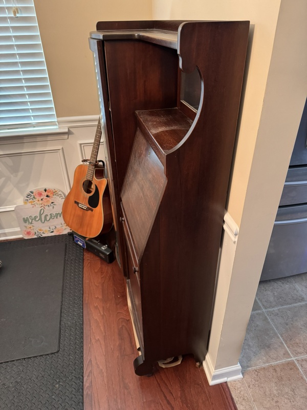 Victorian era Side-by-Side secretary, desk and bookcase