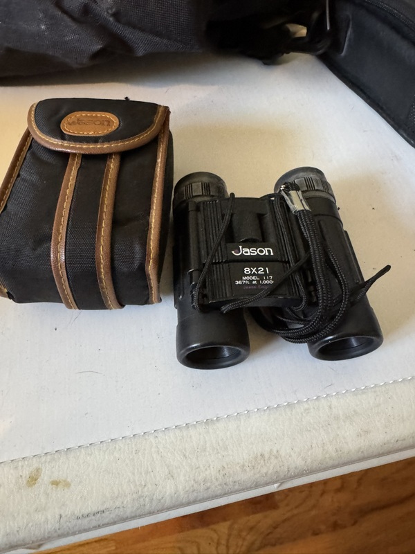 Two sets of Binoculars Jason Model 117 & Nikon Travellite