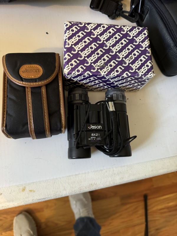 Two sets of Binoculars Jason Model 117 & Nikon Travellite