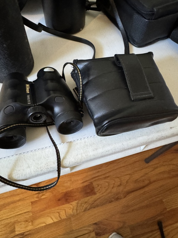 Two sets of Binoculars Jason Model 117 & Nikon Travellite