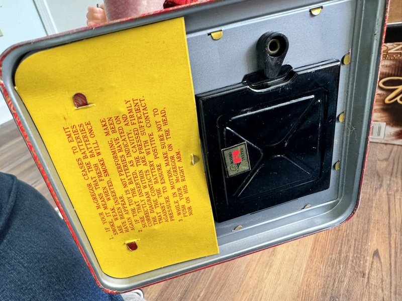 Vintage Rosko McGregor Tin Toy Cigar Smoking Man with Box