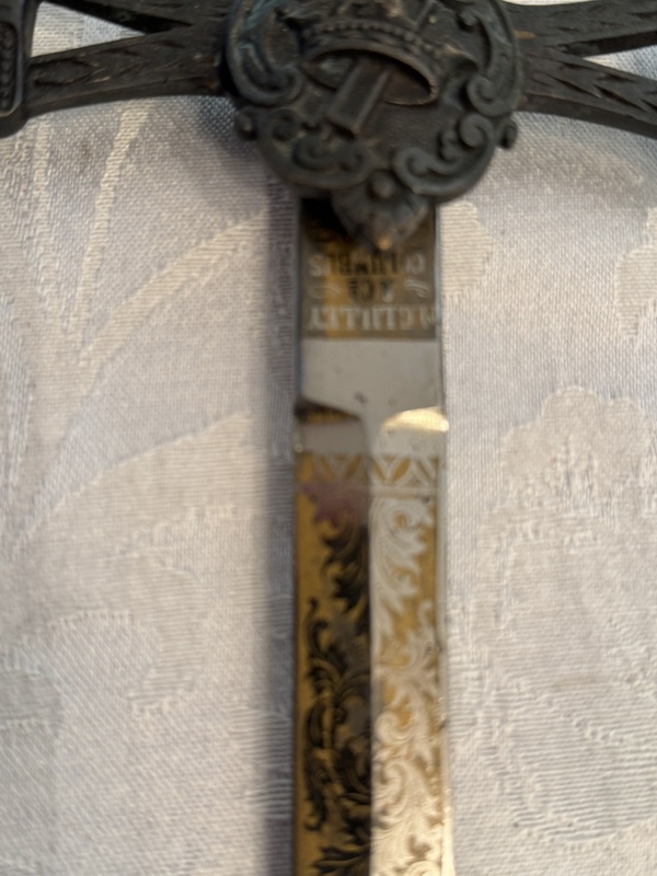 Ceremonial Sword E.A. Armstrong RARE 1892-1894