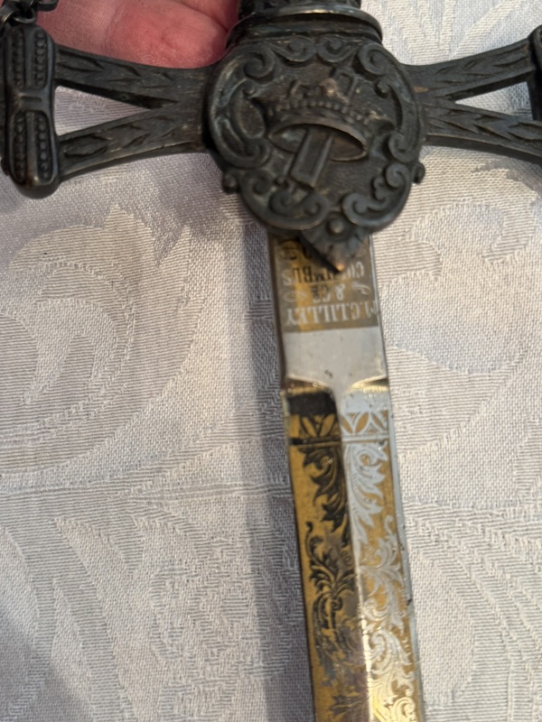Ceremonial Sword E.A. Armstrong RARE 1892-1894