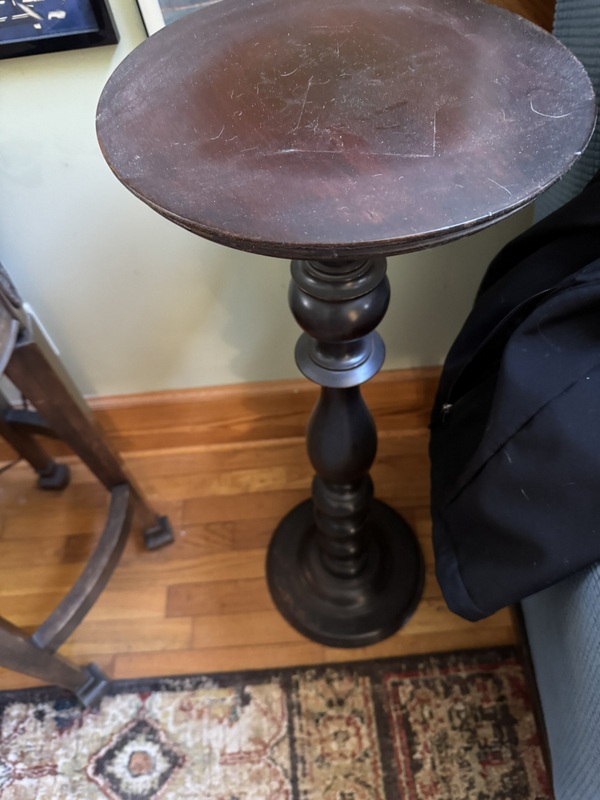 Assorted Pedestal Side Tables