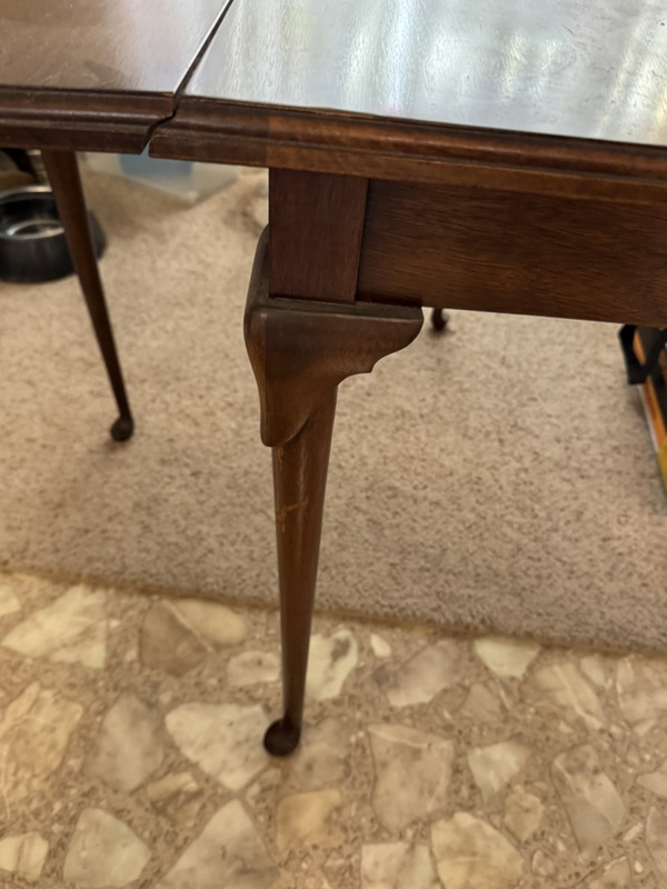 Hexagon Drop Leaf Dining Table