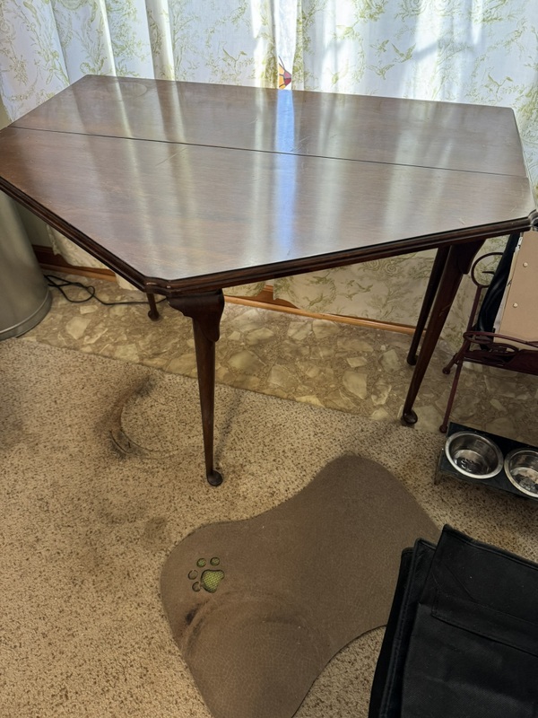 Hexagon Drop Leaf Dining Table