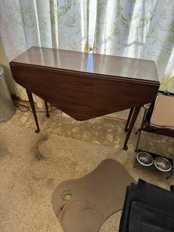 Hexagon Drop Leaf Dining Table