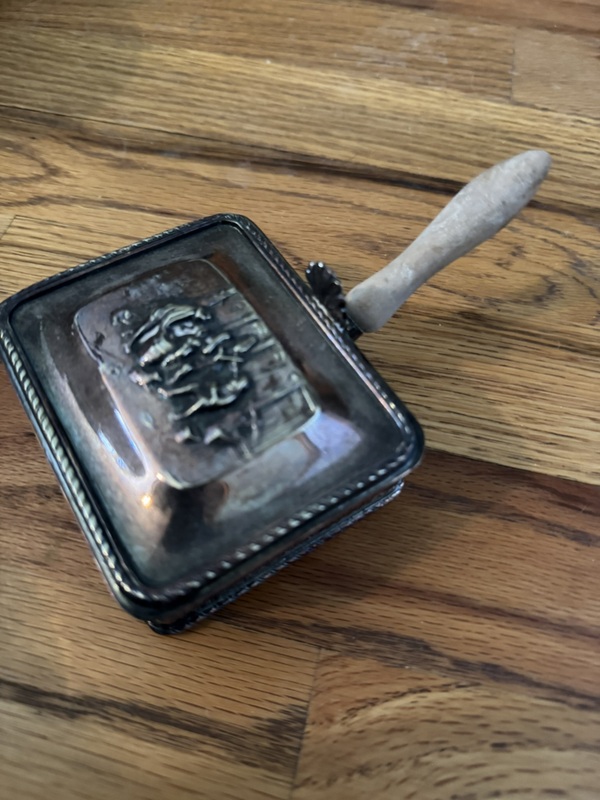 Vintage Sheffield Silver Plate "Silent Butler" or Crumb Catcher