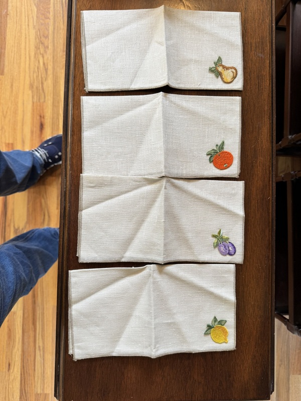 Assorted Napkins and Tablecloths