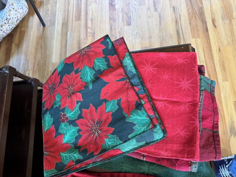 Assorted Napkins and Tablecloths