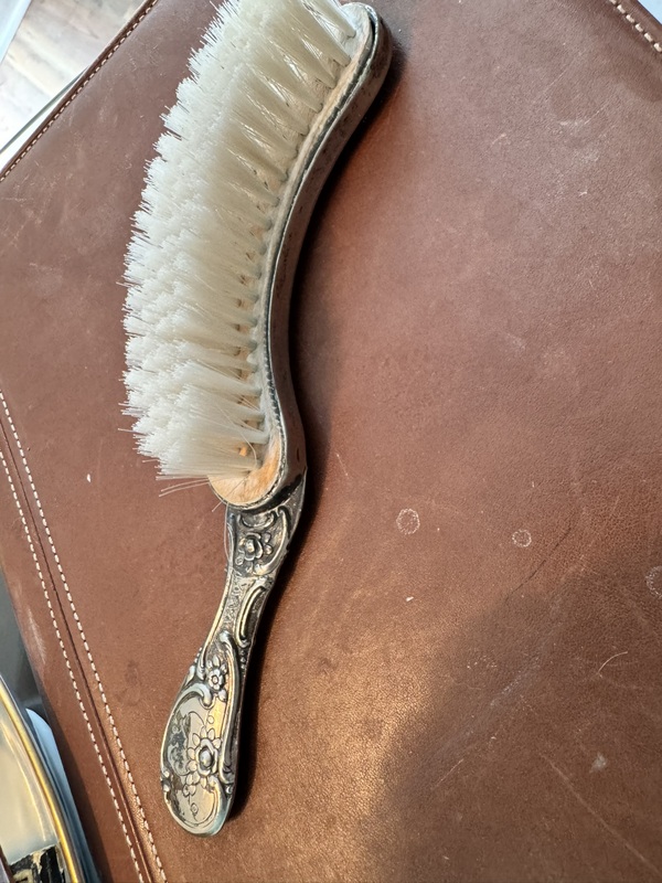 Suver Plate Silent Butler or Crumb Catcher Set