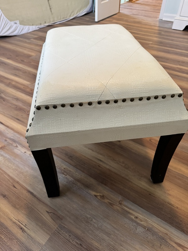 Leather or leather like Foot Stool
