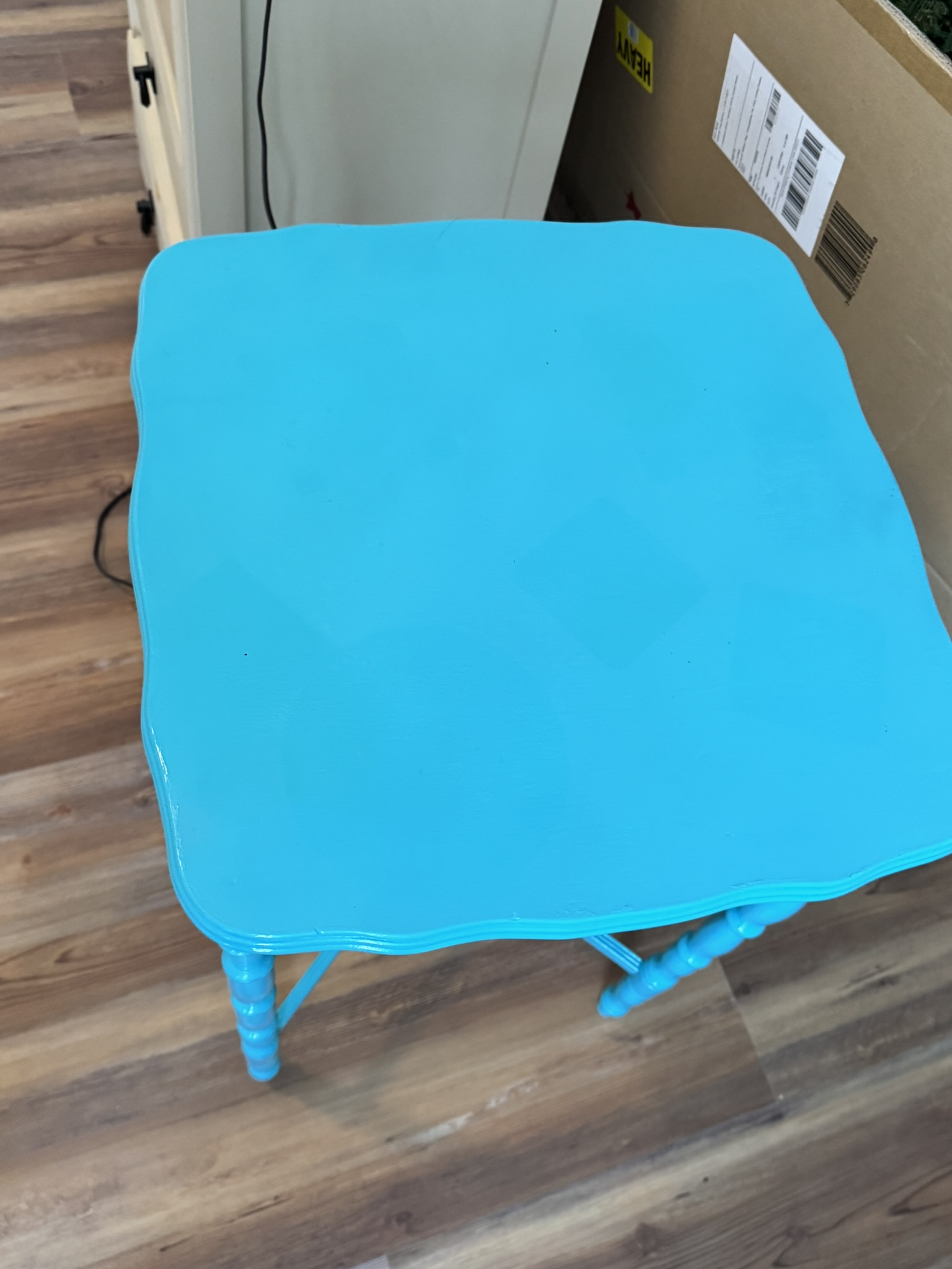 Blue Side Table