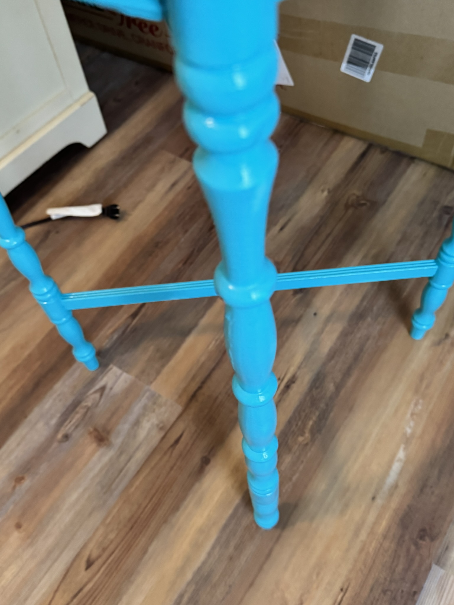 Blue Side Table