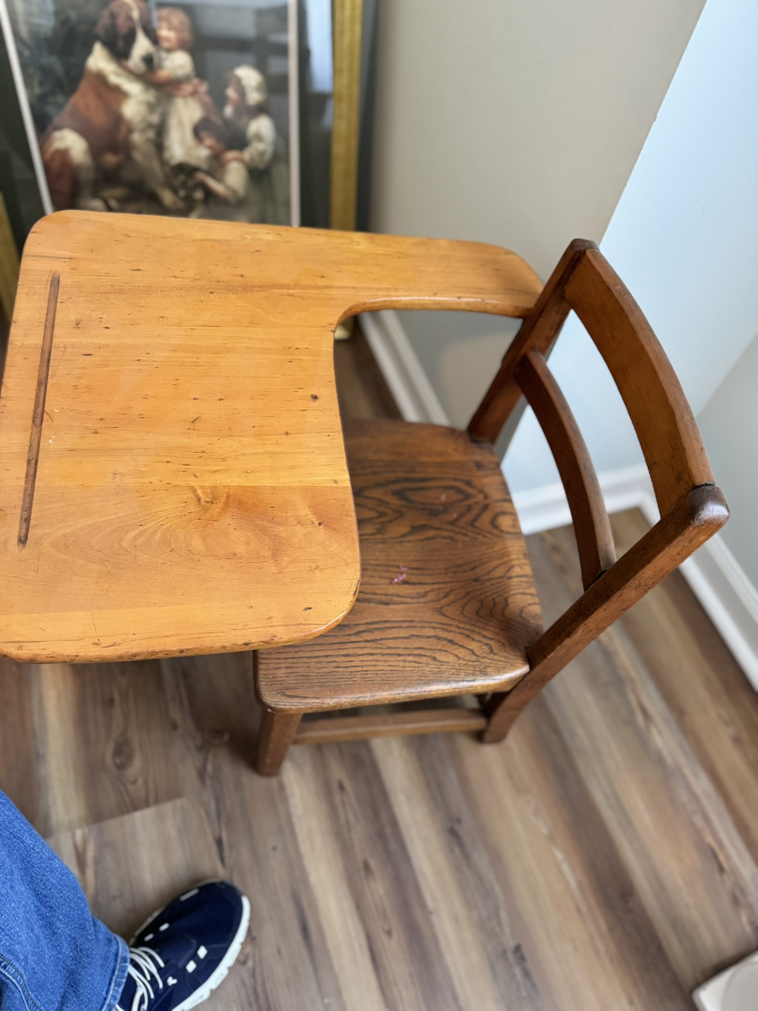 Antique School Desk